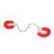 Наручники Roomfun Metal Handcuff With a Long Chain , Red - изображение 1