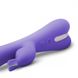 Вибратор-кролик Trix Good Vibes Only, силиконовый, фиолетовый, 22.5х4 см - изображение 2