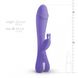Вібратор-кролик Trix Good Vibes Only, силіконовий, фіолетовий, 22.5х4 см - зображення 3