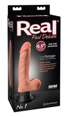 Вібратор Real Feel Deluxe No.1, 6.5" Flesh - картинка 1