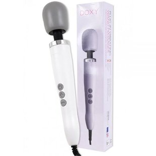 Вибромассажер-Микрофон DOXY Wand Massager, White - картинка 1