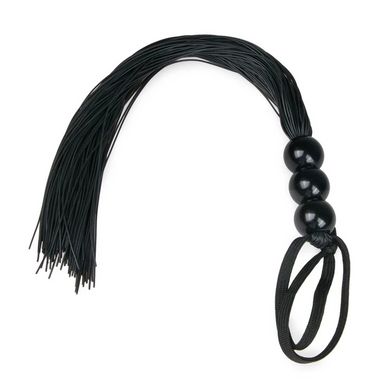 Плетка силіконова Easytoys Black Silicone Whip, 32 см - картинка 1