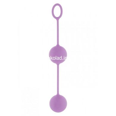 Вагинальные шарики Toy Joy Rock end Roll Balls силикон Фиолетовые - картинка 1