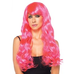Длинный волнистый парик Neon Pink Starbrigh Leg Avenue 60 см - картинка 1