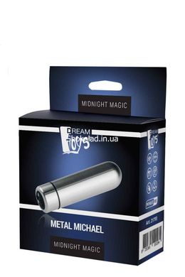 Вібропулля потужна метал MIDNIGHT MAGIC METAL MICHAEL, Сріблястий - картинка 2