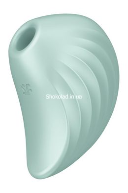 Вакуумный клиторальный стимулятор с вибрацией Satisfyer Pearl Diver mint - картинка 1