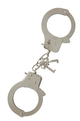 Наручники, Large Metal Handcuffs with Keys - картинка 1