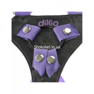 Страпон на ременях Dillio 7 Strap-On Suspender Harness - картинка 2