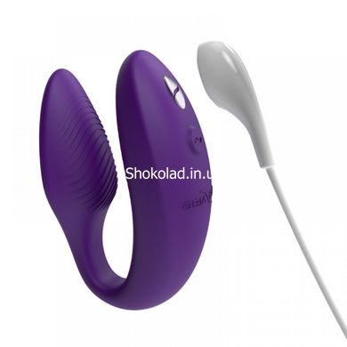 Инновационный смарт вибратор We Vibe Sync 2 Purple для пары, фиолетовый - картинка 5