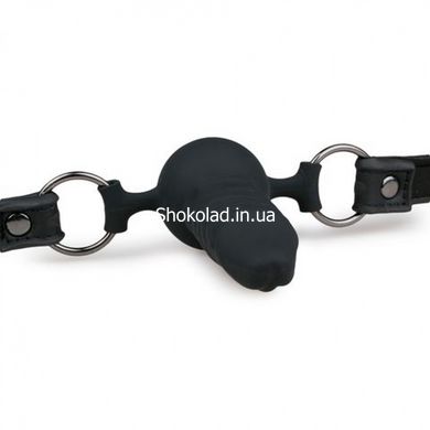 Кляп EASYTOYS BALL GAG WITH SILICONE DONG - картинка 3