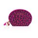 Міні-мікрофон вібратор Rianne S Essentials Lovely Leopard Mini Wand в сумочці, фіолетовий - зображення 3