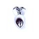 Анльна пробка Plug-Jewellery Silver Heart PLUG- Clear - зображення 2