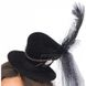 Мини-цилиндр женский Steampunk Velvet Mini Top Hat от Leg Avenue, черный - изображение 2