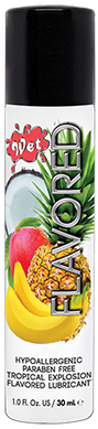 Їстівний лубрикант WET Flavored Tropical Explosion (тропічні фрукти) 30 мл - картинка 1