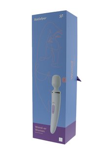 Вибромассажер-Микрофон Satisfyer Wand-er Woman, белый, XXL - картинка 1