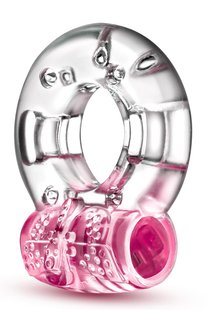 Эрекционное виброкольцо PLAY WITH ME AROUSER VIBRATING C-RING PINK - картинка 1