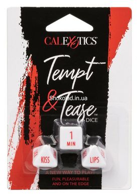 Секс гра кубики Cal Exotics Tempt & Tease Dice Tempt & Tease Dice - картинка 7