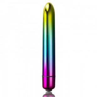 Вібропуля ROCKS-OFF-PRISM VIBRATOR METALLIC RAINBOW - картинка 1