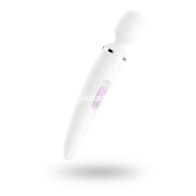 Вибромассажер-Микрофон Satisfyer Wand-er Woman, белый, XXL - картинка 4