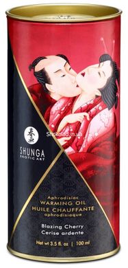 Масажне масло для поцілунків, малина SHUNGA - картинка 3