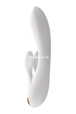Подвійний смарт-вібратор SATISFYER DOUBLE FLEX WHITE - картинка 4