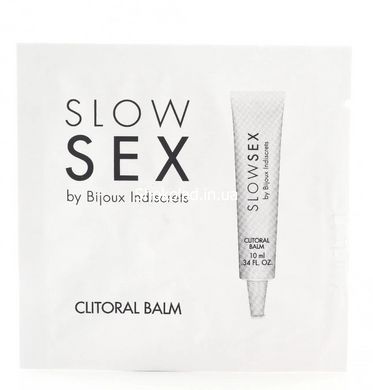 ПРОБНИК Клиторальный бальзам CLITORAL BALM Slow Sex Bijoux Indiscrets, 2 мл - картинка 1