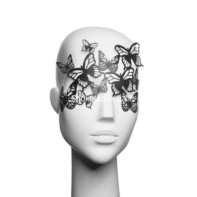 Вінілова маска SYBILLE від Bijoux Indiscrets, чорна - картинка 6