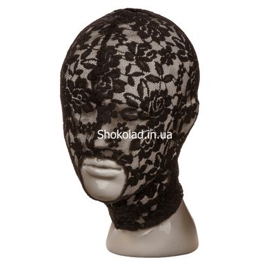 Мереживна маска із закритими очима Scandal з відкритим ротом, чорна, OS - картинка 6