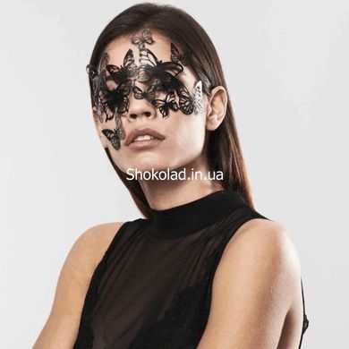 Виниловая маска SYBILLE от Bijoux Indiscrets, черная - картинка 1