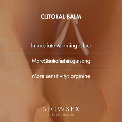 ПРОБНИК Клиторальный бальзам CLITORAL BALM Slow Sex Bijoux Indiscrets, 2 мл - картинка 2