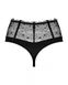 Сексуальні стрінги на високій талії Obsessive Sharlotte panties black L/XL - зображення 4