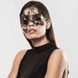 Виниловая маска SYBILLE от Bijoux Indiscrets, черная - изображение 1