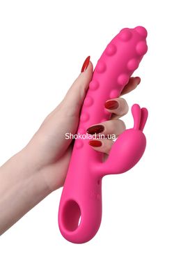 Вібратор-кролик зі стимулюючими кульками Kokos SMON No. 1, рожевий - картинка 6