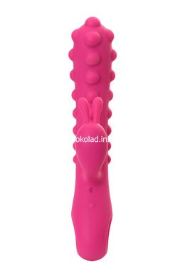 Вібратор-кролик зі стимулюючими кульками Kokos SMON No. 1, рожевий - картинка 5