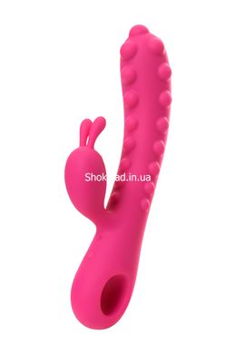 Вібратор-кролик зі стимулюючими кульками Kokos SMON No. 1, рожевий - картинка 3