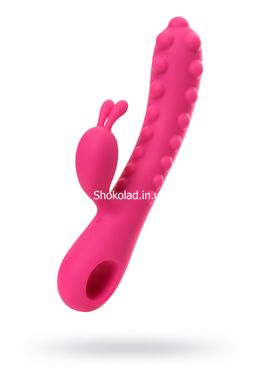 Вібратор-кролик зі стимулюючими кульками Kokos SMON No. 1, рожевий - картинка 1