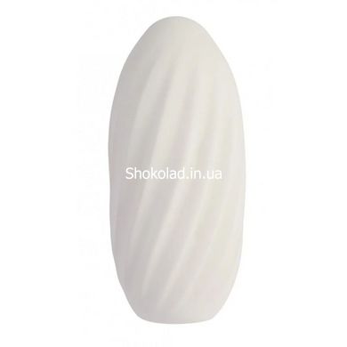 Мастурбатор яйцо Chisa COSY (плотный) Alpha White 10.6 х 5.5 см - картинка 2