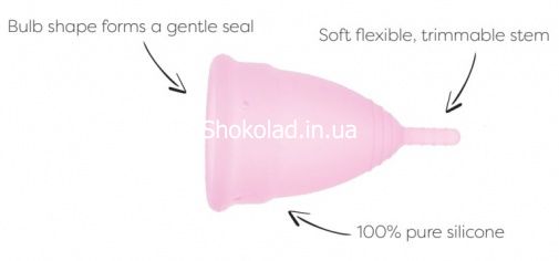 Менструальні чаші Mae B Menstrual Cups Size S - Pink - картинка 6