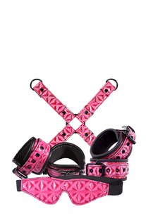 Комплект для связывания NS Novelties SINFUL BONDAGE KIT PINK - картинка 1