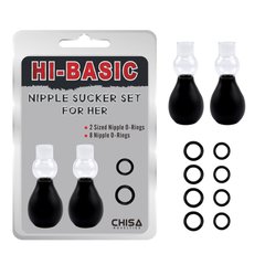Ваккумні стимулятори для сосків Chisa Hi Basic Nipple Sucker Set For Her - картинка 1