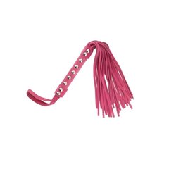 Флоггер DS Fetish Leather flogger pink suede leather - картинка 1