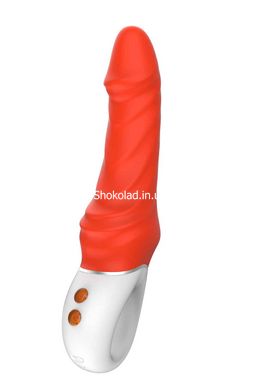 Вибратор реалистичный Dream Toys оранжевый, 23.1 см х 5.1 см - картинка 4