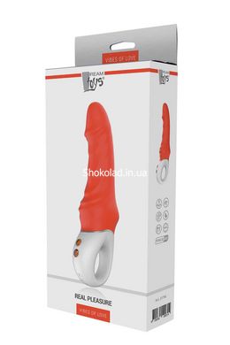 Вибратор реалистичный Dream Toys оранжевый, 23.1 см х 5.1 см - картинка 2