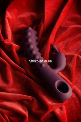 Вібратор-кролик зі стимулюючими кульками Kokos SMON No. 1, фіолетовий - картинка 14