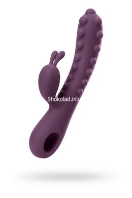 Вібратор-кролик зі стимулюючими кульками Kokos SMON No. 1, фіолетовий - картинка 1