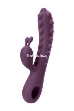 Вібратор-кролик зі стимулюючими кульками Kokos SMON No. 1, фіолетовий - картинка 3