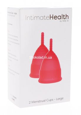 Менструальные чаши Mae B Intimate Health 2 Large Menstrual Cups - картинка 6