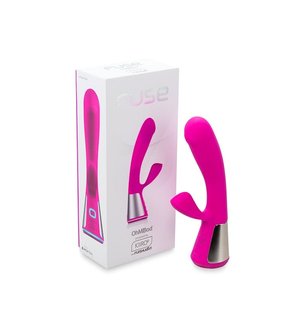 Вібратор-кролик Ohmibod Fuse KIIROO з інтерактивним підключенням, рожевий - картинка 1