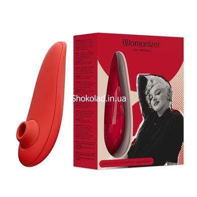 Вакуумный стимулятор клитора Womanizer Marilyn Monroe Vivid Red - картинка 1