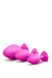 Набір анальних пробок LUXE BLING PLUGS TRAINING KIT PINK, Розовый/Прозрачный - зображення 4